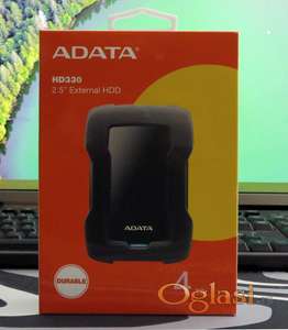 ADATA 4TB HD330 Eksterni HDD USB3.2 AHD330-4TU31-CBK, Shock/Drop Resistant